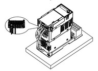 Felfogató adapter - Egyoldali motor + Táp kábel bekötéshez (Frame A & B)