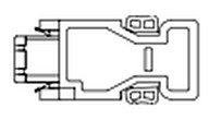 Jeladó csatlakozó - ASD-B3 / ASD-A3 Driver (vezérlő) oldali, összes motorhoz