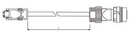 Jeladó kábel - 3 m Inkr. ECM-B3 és ECM-A3 szervomotorhoz 1~3kW-ig (1310~1830)