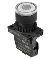Lámpa - Fehér körlalakú D22mm, 110-220VAC / AC, max.fogy. 20mA, IP52