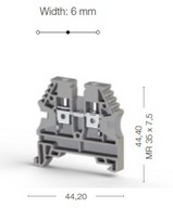 Sorkapocs - Kék, max. 4 mm2 vezetékhez, 750V 32A