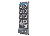 Switch - 8x port M12 csatlk. 4 tűs,10/100 Mbit, Táp 12~48VDC, IP67