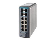 Switch menedzselhető 8x port 1 Gbit, 4x port SFP, 1x Relé kimenet, IPv6, Qos