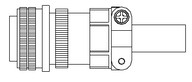 Tápcsatlakozó - Szervomotor oldali (anya) ECM-B3 és ECM-A3  (1010~1830-ig)